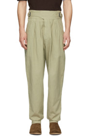 Isabel Marant - Pantalon kaki Ogeny Trench