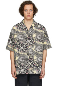 Isabel Marant - Chemise noire et beige Lazlo