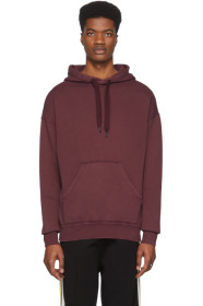Isabel Marant - Pull à capuche bourgogne Vintage Miley