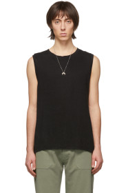 Isabel Marant - T-shirt sans manches en lin noir Cornell