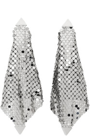 Paco Rabanne - Silver Mini Mesh Earrings