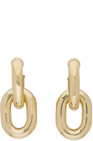 Paco Rabanne - Gold Hanging Hoop Earrings