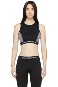 Paco Rabanne - Black Bodyline Sports Bra