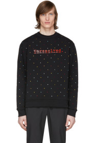 Paco Rabanne - Black Peter Saville Edition 'Unresolved' Sweatshirt