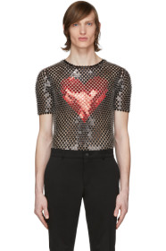 Paco Rabanne - Black Metal Heart T-Shirt