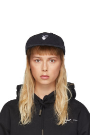 Off-White - Casquette de base-ball noire New