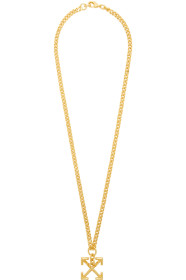 Off-White - Gold Arrows Necklace