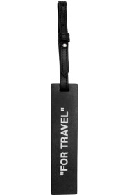 Off-White - Black Quote Luggage Tag