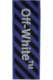 Off-White - Blue & Black Arrows Scarf
