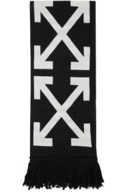 Off-White - Black & White Arrows Scarf