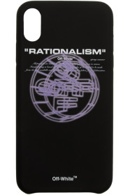 Off-White - Black 3D Crossed Off iPhone XR Case