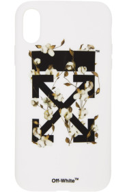 Off-White - White Cotton Arrows iPhone XR Case
