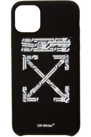 Off-White - Black Airport Tape iPhone 11 Max Case