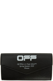 Off-White - Black & White Logo Long wallet