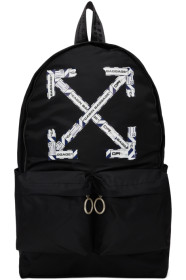 Off-White - Black Airport Tape Backpack