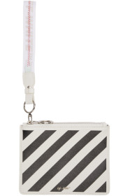 Off-White - White & Black Diag Pouch