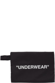 Off-White - Black 'Underwear' Pouch
