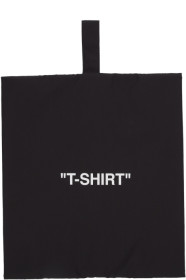 Off-White - Black 'T-Shirt' Pouch