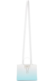 Off-White - White & Blue Gradient Baby Box Tote