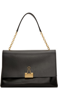 Off-White - Sac à pince-notes noir Large Soft