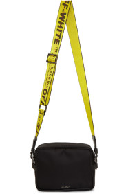 Off-White - 黑色斜挎包