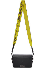 Off-White - Black Mini Plain Flap Bag