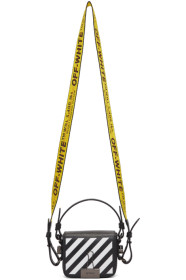 Off-White - Black & White Diag Baby Flap Bag