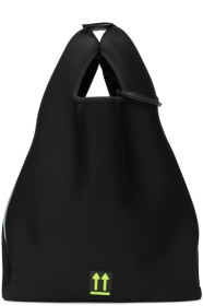 Off-White - Black Flat Shopper Tote