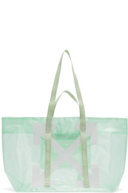 Off-White - Green & White Arrows Tote