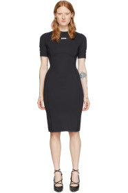Off-White - Black Active Midi Dress