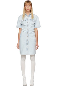 Off-White - Blue Denim Dress