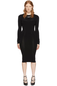 Off-White - Robe noire Active Seamless