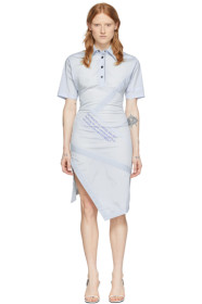 Off-White - Blue Nylon Parachute Dress