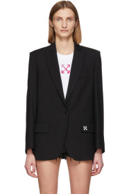 Off-White - Blazer noir Tomboy