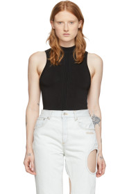 Off-White - Black Open Back Short Jumpsuit