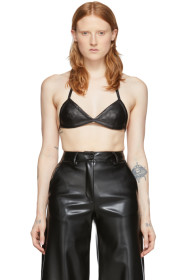 Off-White - Black 90's Leather Bra