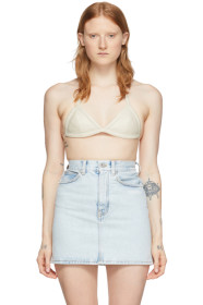 Off-White - White 90's Leather Bra