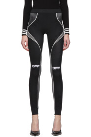 Off-White - 黑色 Active Arrow 打底裤