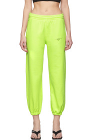 Off-White - Yellow Logo Sweatpants