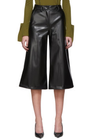 Off-White - Black Coated Culottes