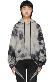 Off-White - Beige Tie-Dye Contour Hoodie