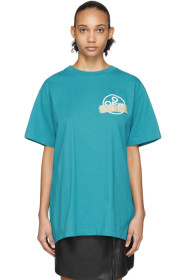 Off-White - ブルー テープ アロー T シャツ