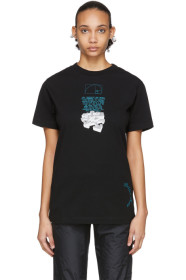 Off-White - ブラック ドリップ アロー T シャツ