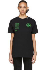 Off-White - ブラック Arch シェイプ T シャツ