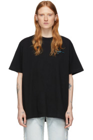 Off-White - ブラック グラディエント T シャツ