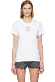 Off-White - ホワイト ペイント アロー T シャツ