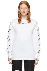 Off-White - White Airport Long Sleeve T-Shirt