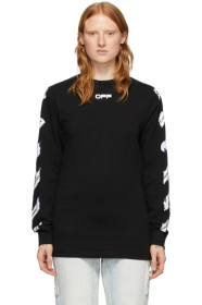 Off-White - Black Airport Long Sleeve T-Shirt