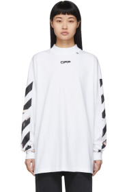 Off-White - ホワイト Caravaggio アロー オーバー ロング スリーブ T シャツ