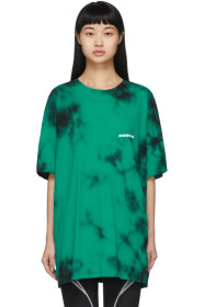 Off-White - グリーン タイダイ Modern T シャツ